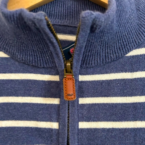 VINEYARD VINES boys size large 1/4 zip sweater - Picture 3 of 7